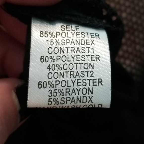 Black fishnet backless tank top - Picture 6 of 6